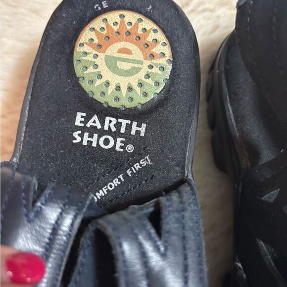 Earth Shoes Vintage Blue Sandals with Chunky Platform and Durable Design - Picture 4 of 8